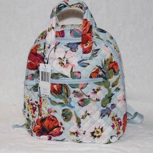 NWT Vera Bradley Mini Totepack Backpack in Cotton Sea Air Floral